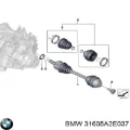 Semieje delantero izquierdo Mini Cooper F57