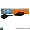 Semieje delantero izquierdo BMW 7 F01, F02, F03, F04