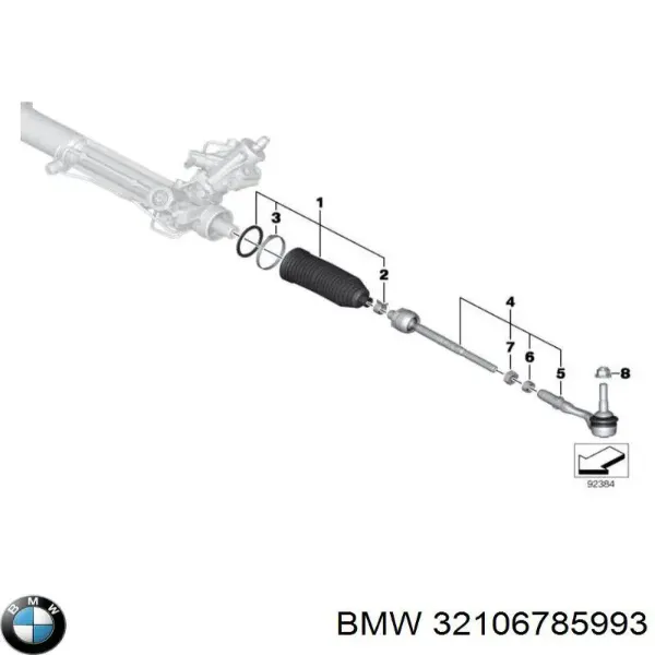 Fuelle, dirección BMW 5 E61