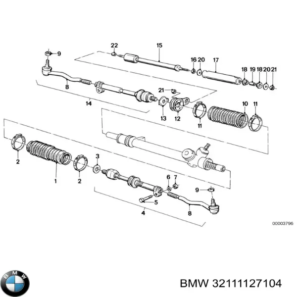 Fuelle, dirección BMW 3 E30