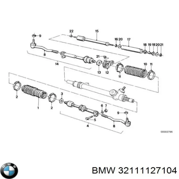 Fuelle, dirección BMW 3 E30