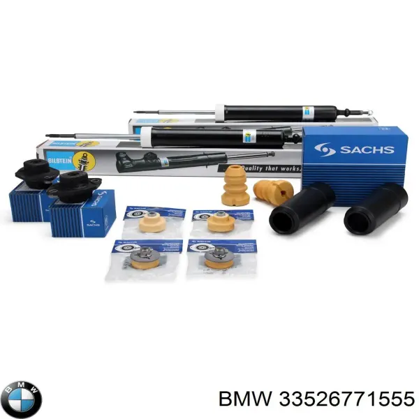 Amortiguador trasero BMW 1 E81, E87
