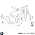 Pasador guía de la pinza de freno trasera BMW X5 E53
