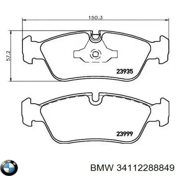 Pastillas de freno delanteras BMW 1 E81, E87