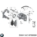 Soporte de la pinza de freno delantera BMW 3 E90