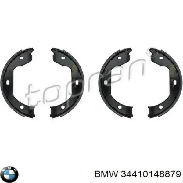 Juego de zapatas de frenos, freno de estacionamiento BMW 5 E39