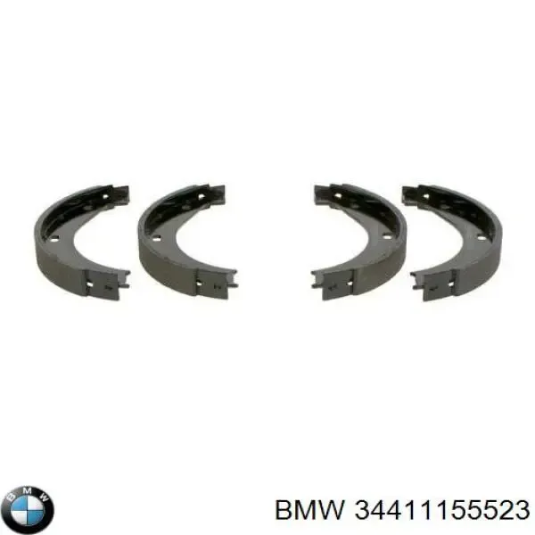 Juego de zapatas de frenos, freno de estacionamiento BMW 5 E34
