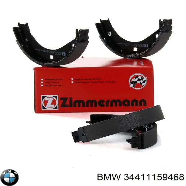 Juego de zapatas de frenos, freno de estacionamiento BMW 5 E34