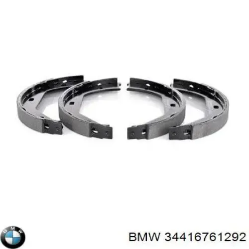 Juego de zapatas de frenos, freno de estacionamiento BMW 1 E81, E87