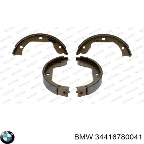 Juego de zapatas de frenos, freno de estacionamiento BMW 5 E39