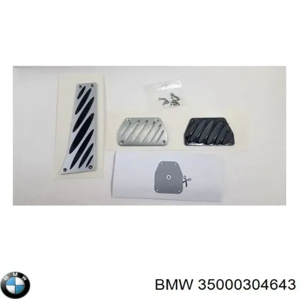 Revestimiento de pedal, juego 35002213212 BMW
