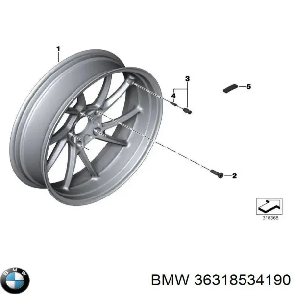  36318534190 BMW