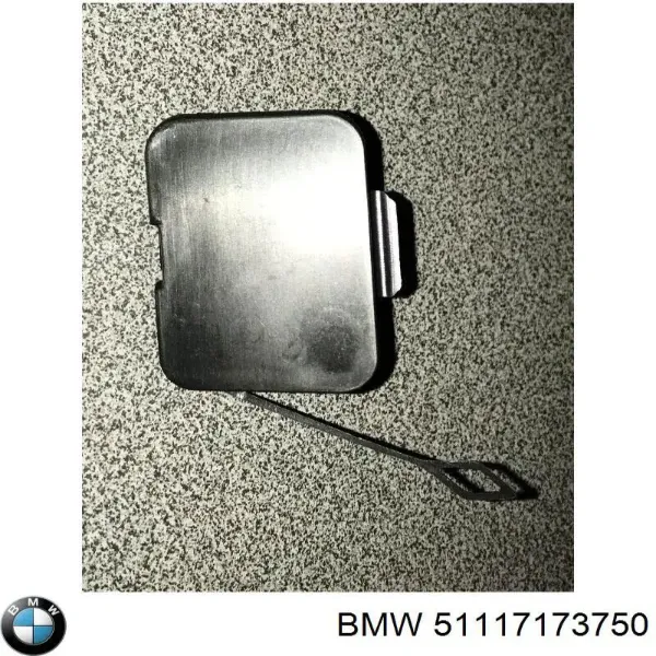 Tapa del enganche de remolcado delantera 51117173750 BMW