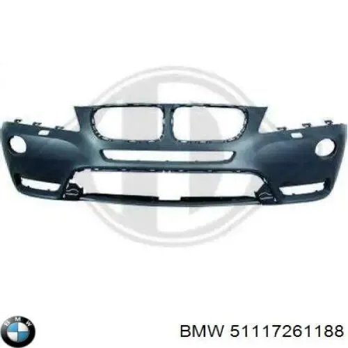 Paragolpes 51117261188 BMW