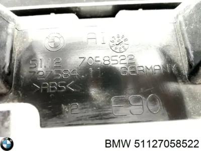 Soporte de guía para parachoques trasero BMW 51127058522