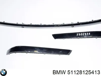 Listón embellecedor/protector, parachoques trasero central BMW 51128125413