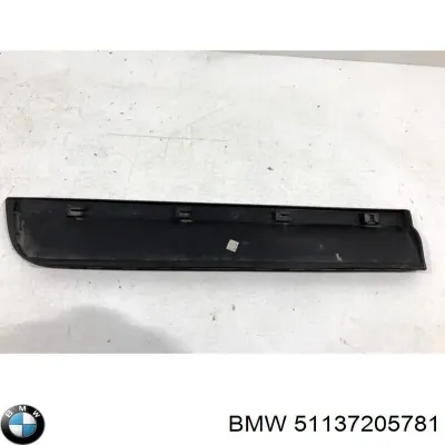 Moldura inferior de la puerta trasera izquierda BMW 51137205781