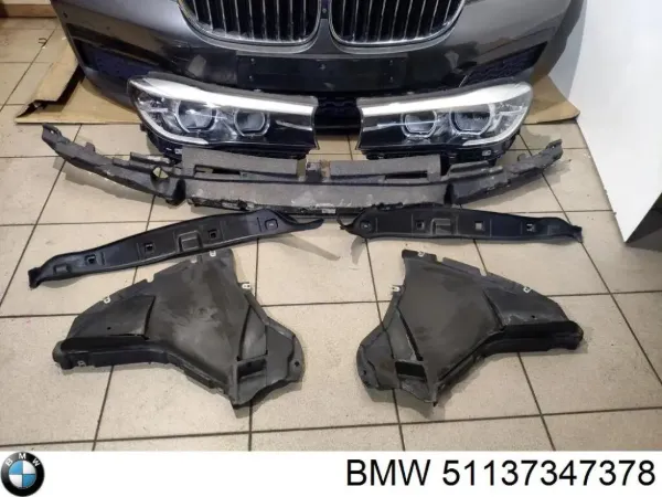 Moldura de guardabarros delantero derecho 51137347378 BMW