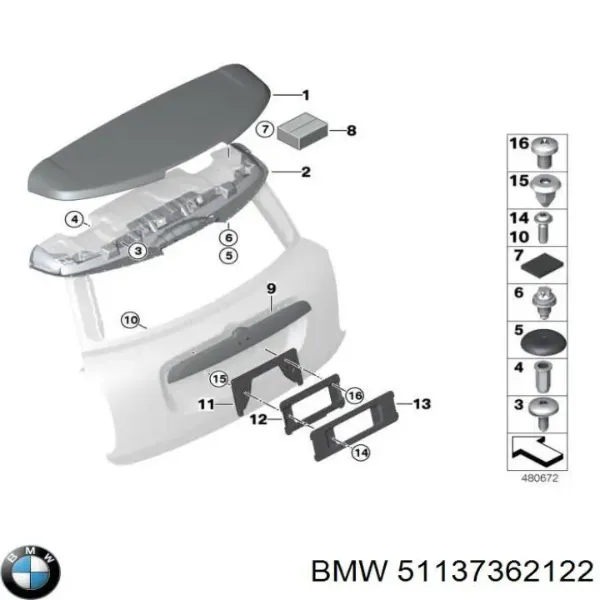  51137362122 BMW