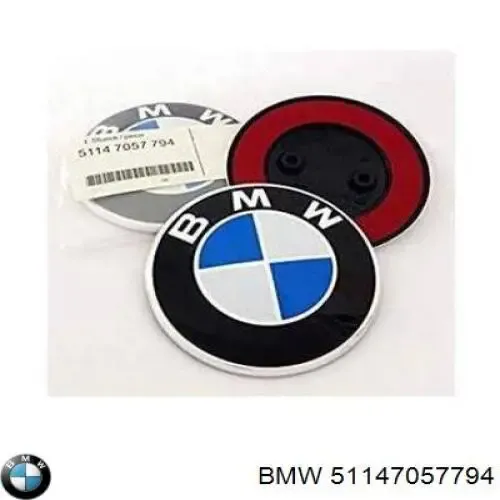 Emblema de tapa de maletero BMW 1 E81, E87