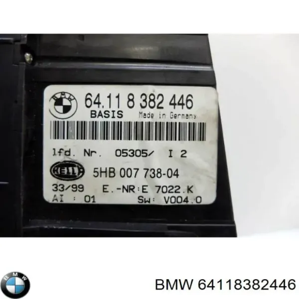 Unidad de control de la ventilación para BMW 3  E46