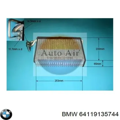 Evaporador, aire acondicionado BMW 64119135744