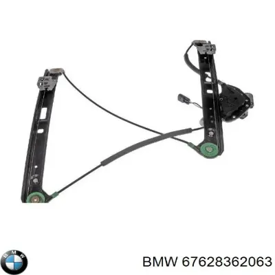 Motor eléctrico, elevalunas, puerta trasera izquierda BMW 67628362063