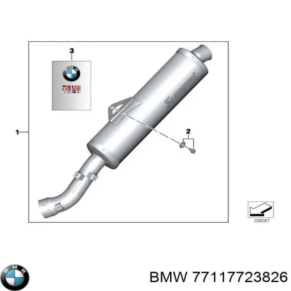  77117723826 BMW