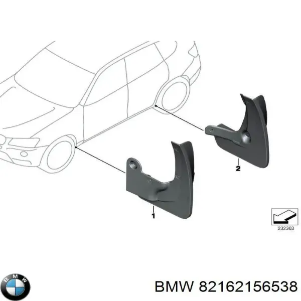 Guardabarros delanteros BMW X3 F25