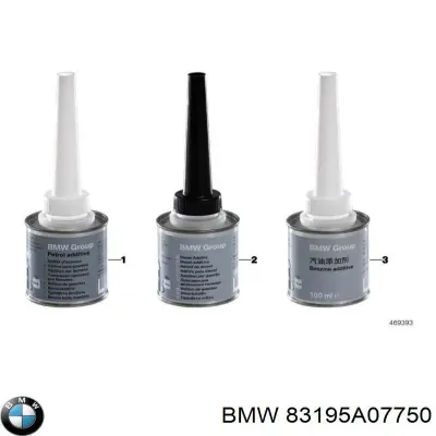 Aditivos del sistema de combustible para motores de gasolina BMW 83195A07750