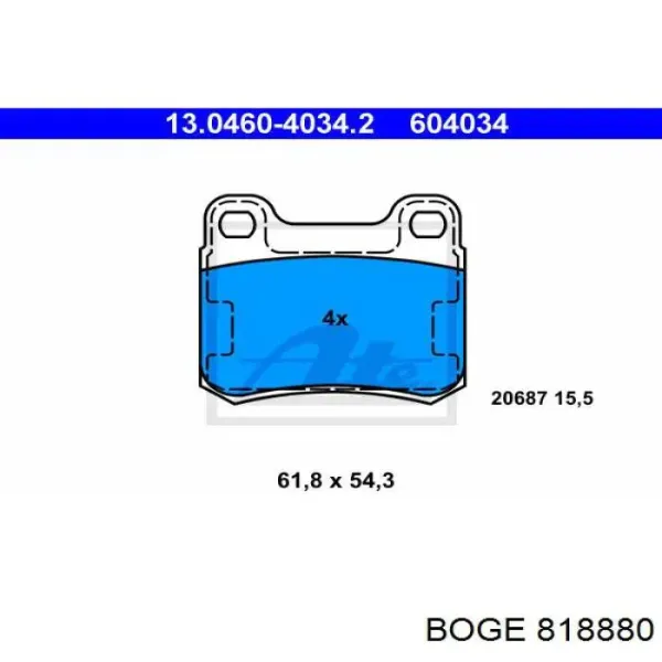 Muelle de suspensión eje delantero Audi A4 8D2