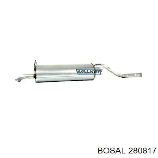 Silenciador trasero 280817 Bosal