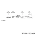 Silenciador central Opel Omega 25, 26, 27