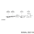 Silenciador central Honda Civic EJ9, EK1