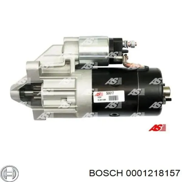 Motor de arranque 0001218157 Bosch