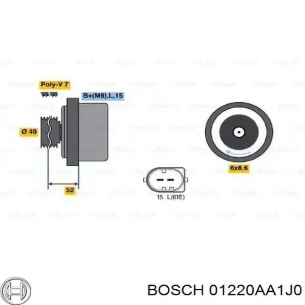 Alternador 01220AA1J0 Bosch