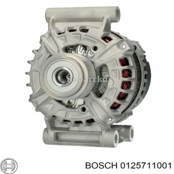 Alternador 0125711001 Bosch