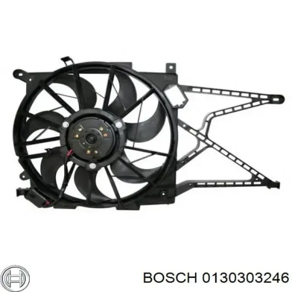 Ventilador de radiador 0130303246 Bosch
