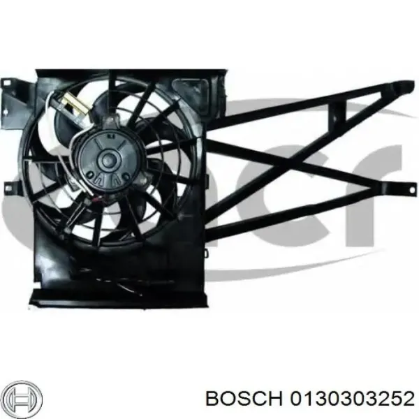 Ventilador del motor 0130303252 Bosch