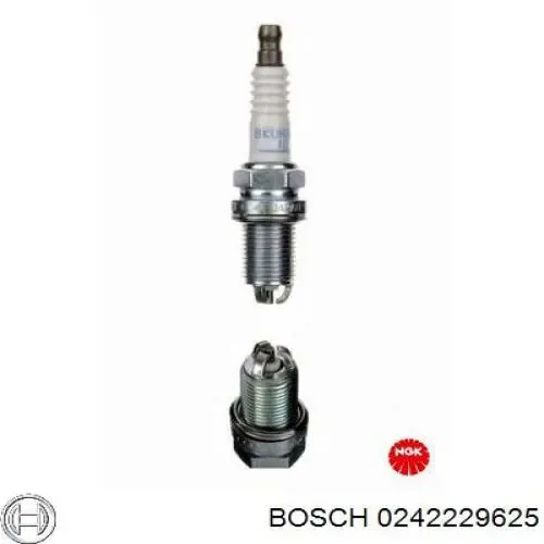Bujía 0242229625 Bosch