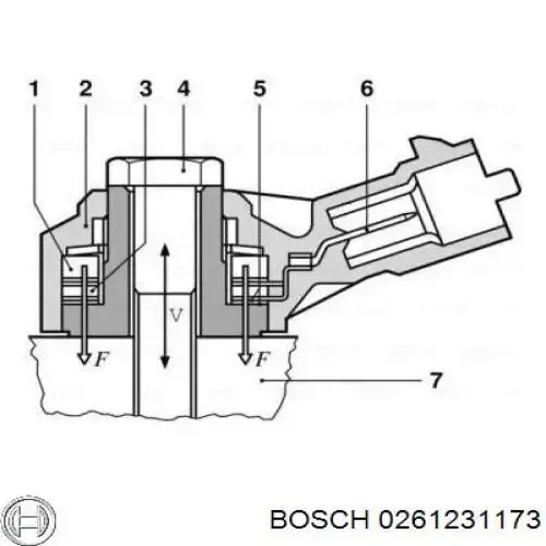 Sensor de detonaciones Opel Astra F69