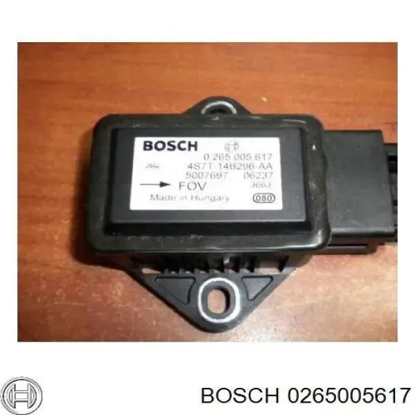 Sensor de aceleración lateral (ESP) 4S7T14B296AA Ford