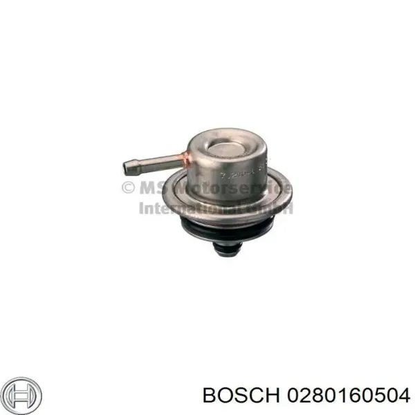 Regulador de presión de combustible 0280160504 Bosch