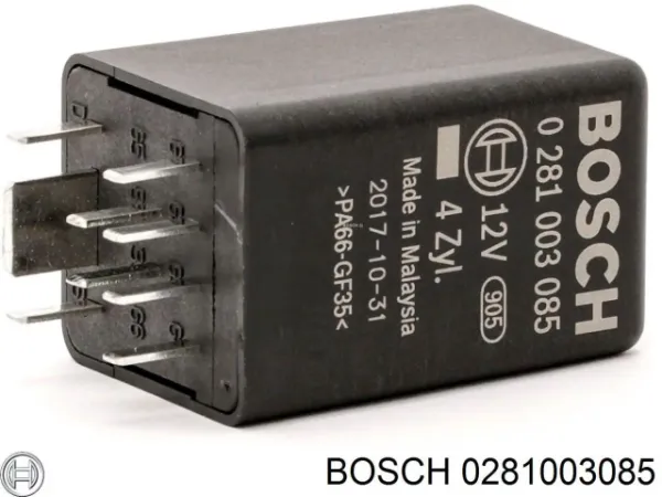 Relé de bujía de precalentamiento Audi A3 8YS, 8YM