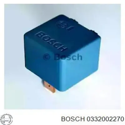Relé de desempañador de luneta trasera BOSCH 0332002270