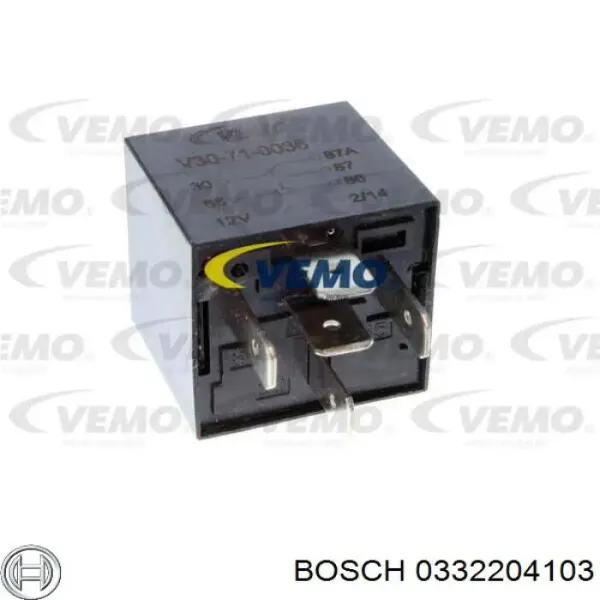 Relé eléctrico multifuncional 0332204103 Bosch