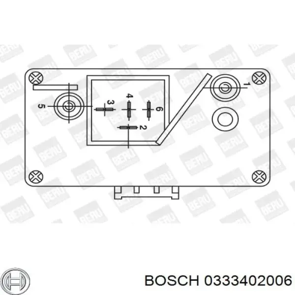 Relé de bujía de precalentamiento Renault 21 B48