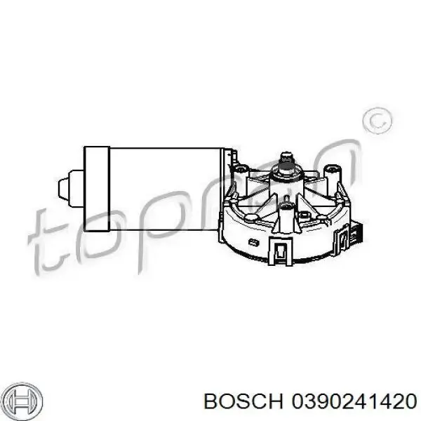 Motor limpiaparabrisas 0390241420 Bosch