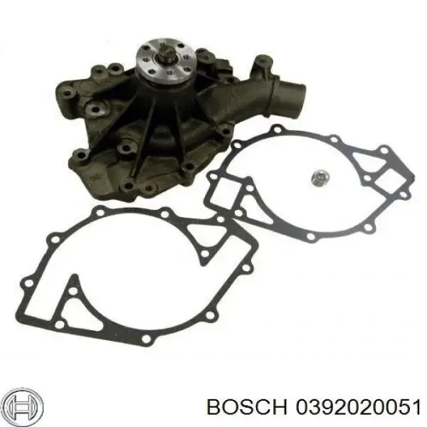 Bomba de agua eléctrica auxiliar 0392020051 Bosch