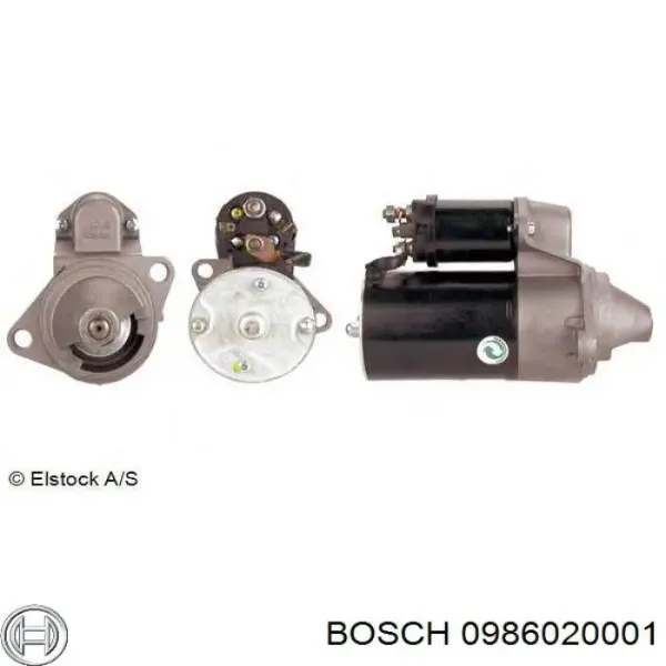 Motor de arranque 2873A102 Perkins
